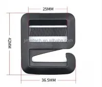 Plastmasas G āķa slīdnis Taisnstūra āķa soma siksna āķis Lifesaver.